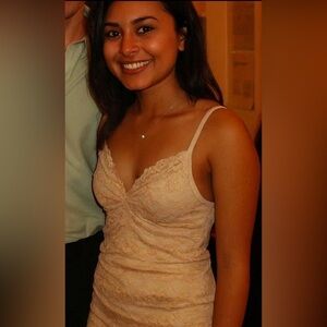 Vintage Pure lace cami, Coquette, Tiered Scalloped Soft Romantic, fairycore